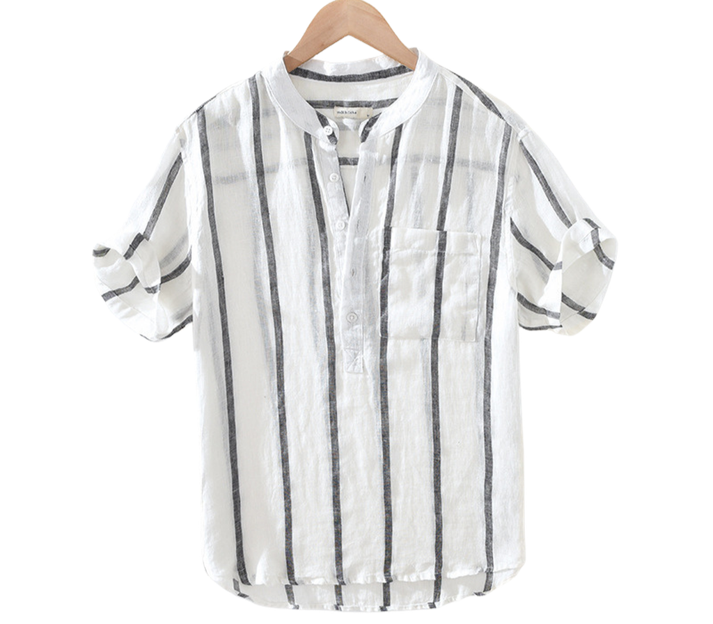 Camisa Retrô Manga Curta Tempus