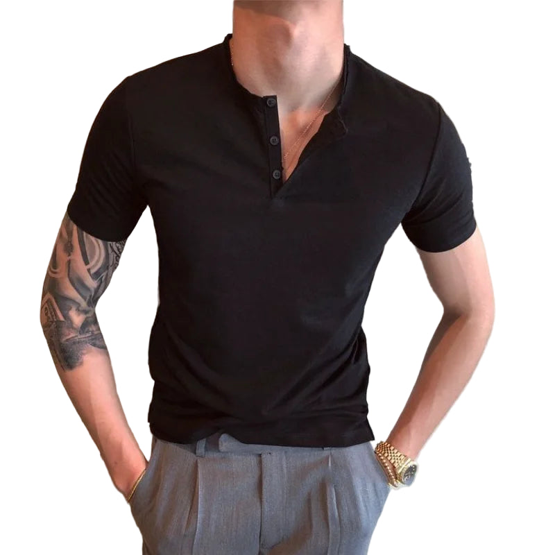 https://ae01.alicdn.com/kf/Scd18c123962c48218740f5e1a4c8cf19Y/Plain-V-Neck-T-Shirt-for-Men-Top-Cotton-Linen-Summer-Loose-Clothing-Man-Tee-Shirts.jpg