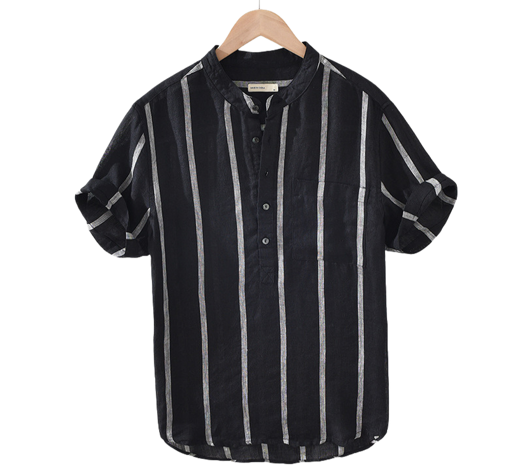 Camisa Retrô Manga Curta Tempus
